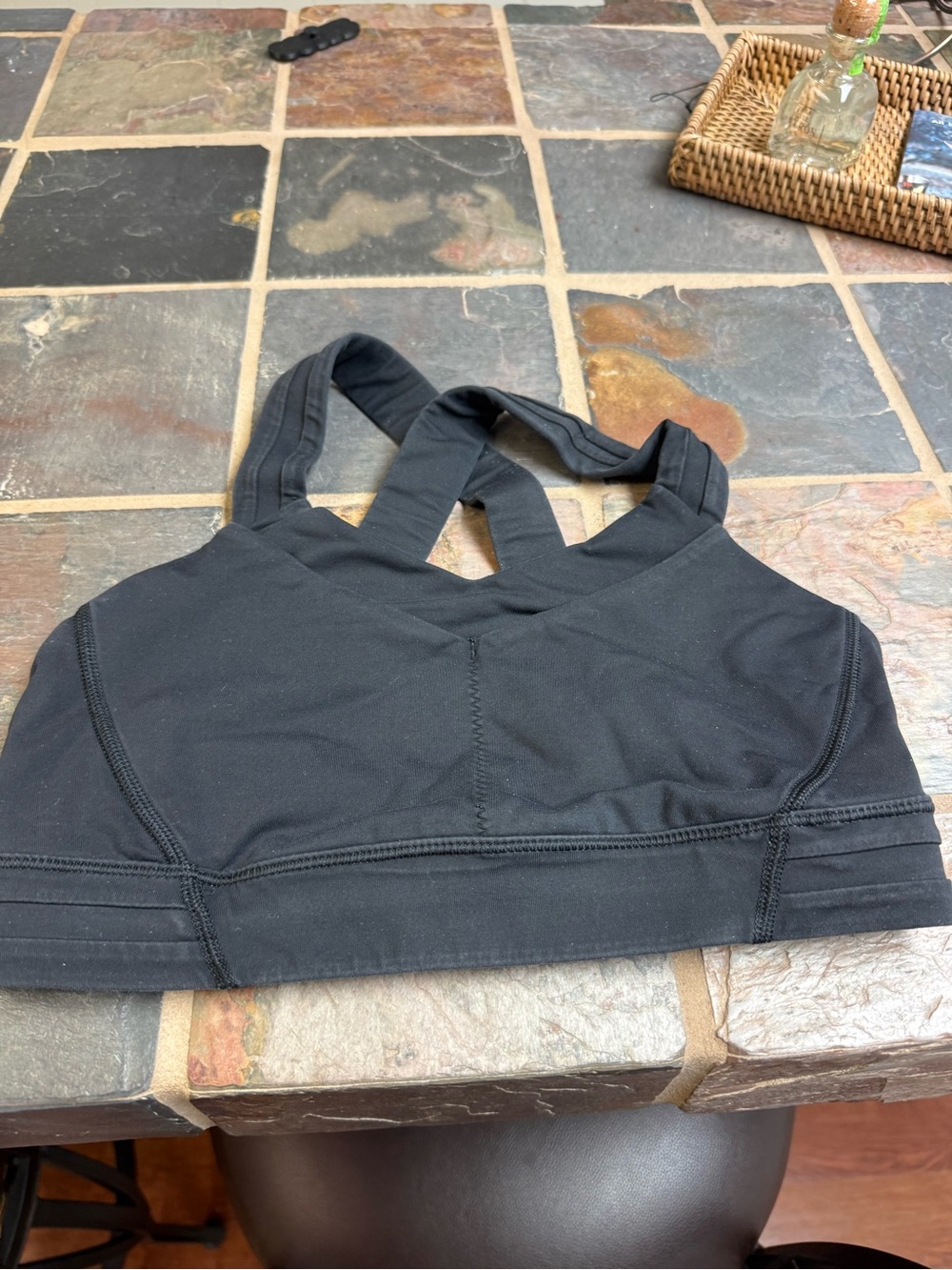 lululemon athletica Black Strappy Sports Bra